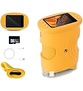 Mcbazel 1000X Handheld Digital Microscope for Kids, Rechargeable Mini Pocket Microscope with 2.0"...