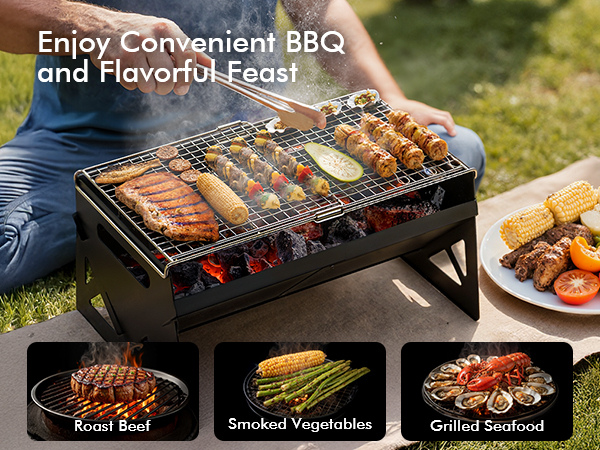 portable charcoal grill
