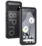 Lanhiem Pixel 8 Pro Case, IP68 Waterproof Dustproof Case with Built-in Screen Protector, Rugged F...