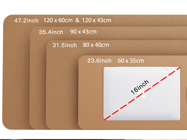 NUOYOU Leather Desk Pad Protector, Laptop Desk Mat, Large Mouse Pad