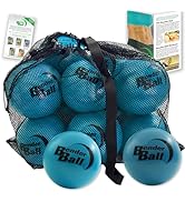 Official Studio Pack (Set of 12, Blue), Original Soft 9 Inch Pilates Ball, Small Exercise Ball fo...