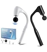 FVZ Massage Gun Deep Tissue - Back Massager for Pain Relief Deep Tissue with Extended Handle, 12M...