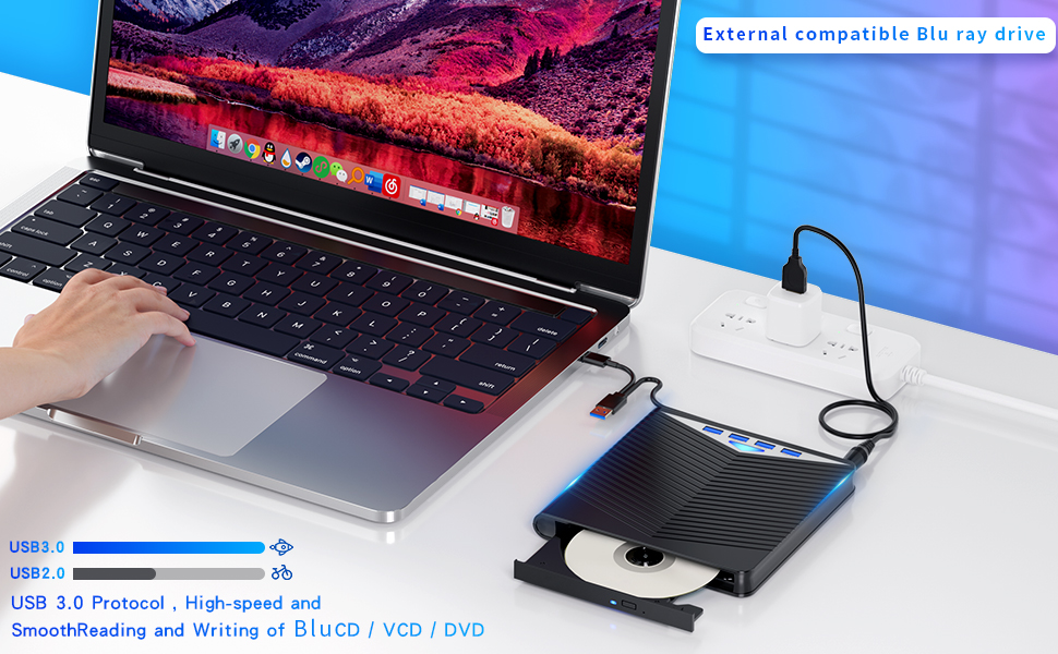 External Compatible Blu ray Drive