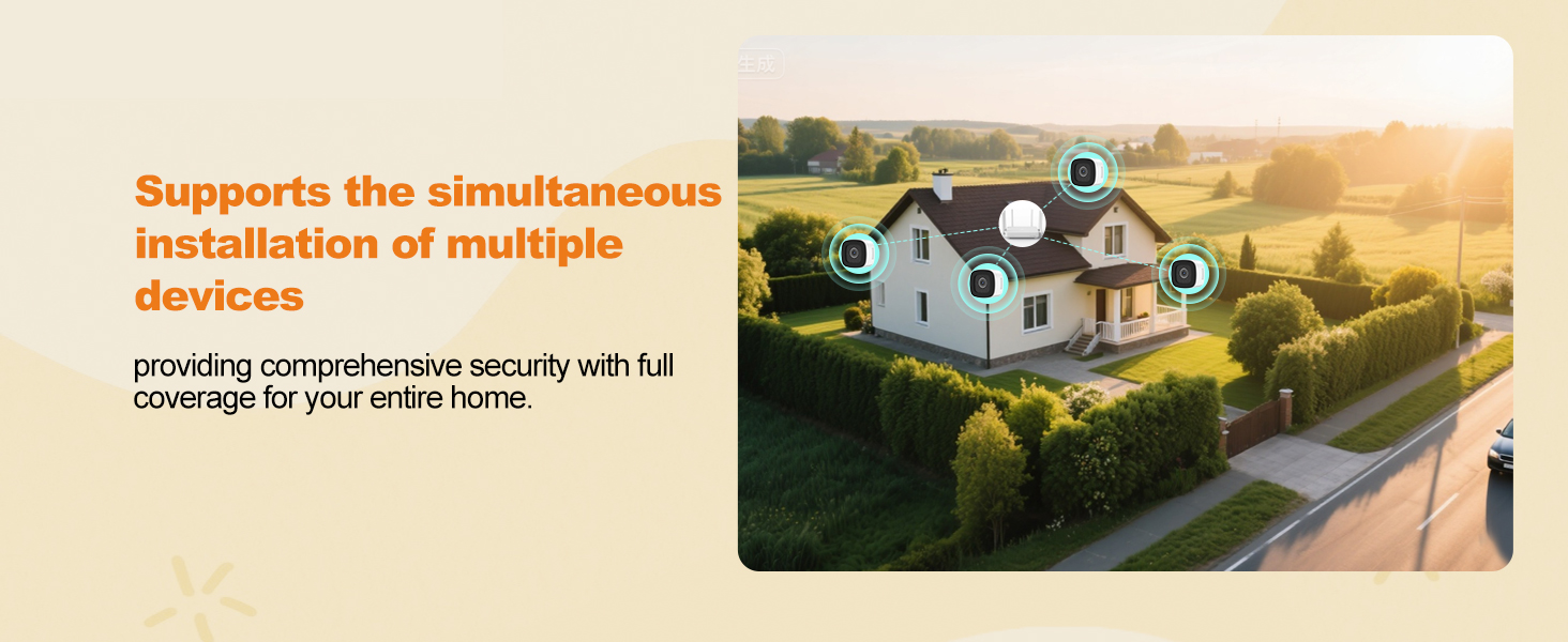 wireless window security camera