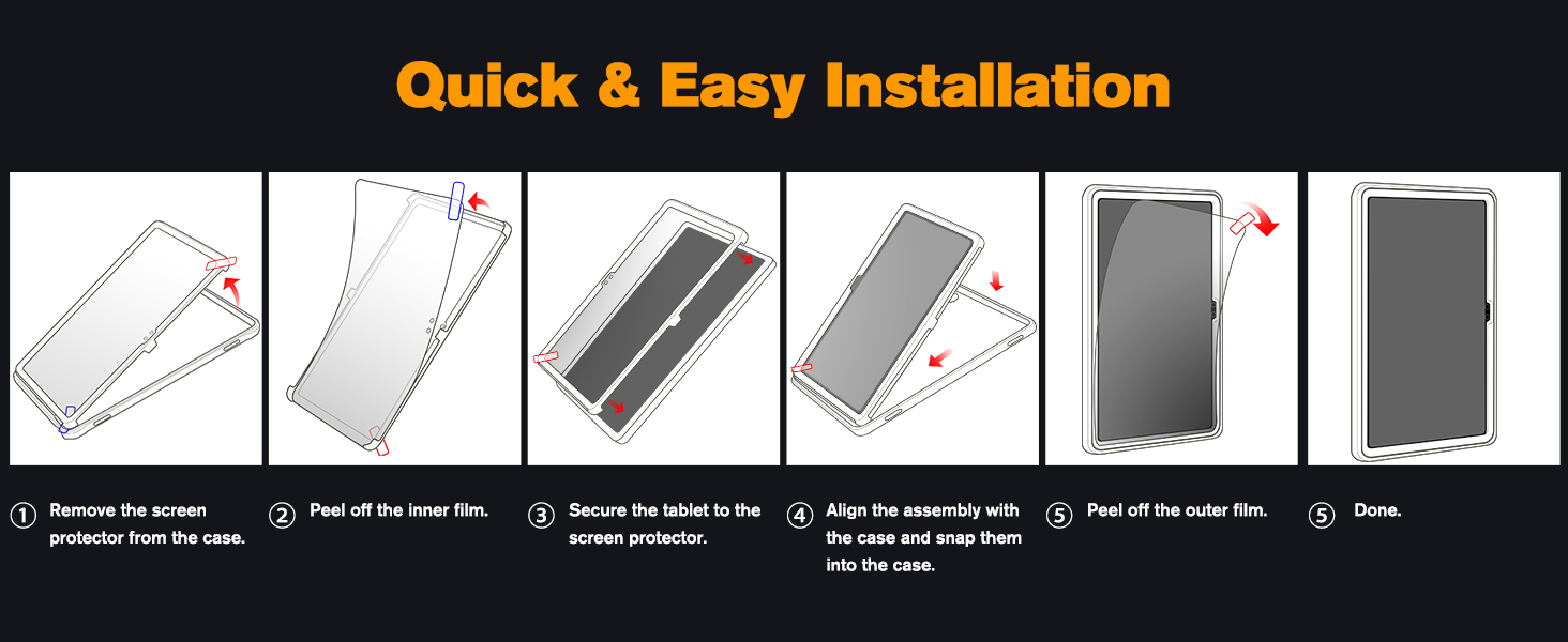 All new hd fire 10 2023 13 gen screen protector keyboard leather slim cover accessories