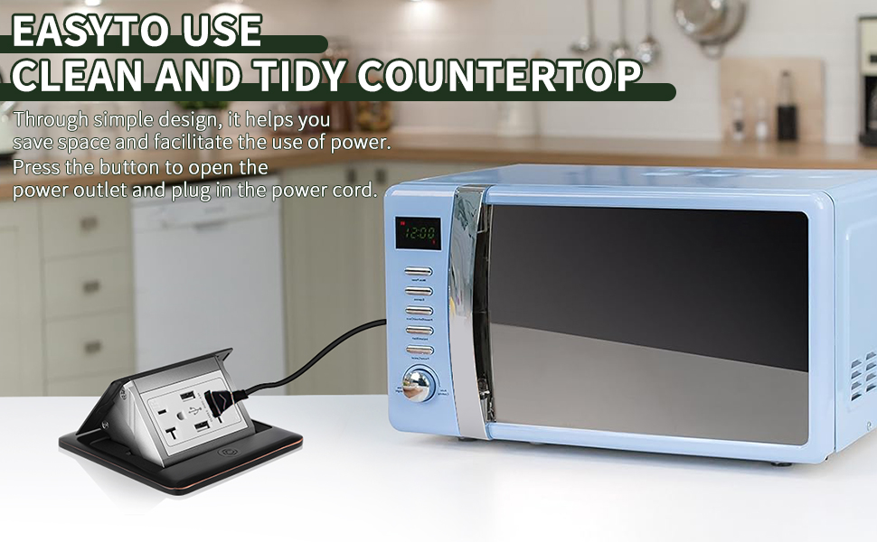 Floor outlet home scene charging