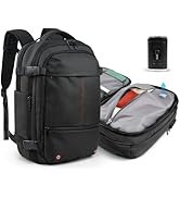 travel inspira Airback Backpack for Travel, 60L Expandable Vacuum Backpack with Electric Vacuum P...