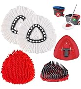 Mop Heads Replacement for Ocedar Easywring 1 Tank Spin Mops Replace Heads for O Cedar 1 Tank Incl...