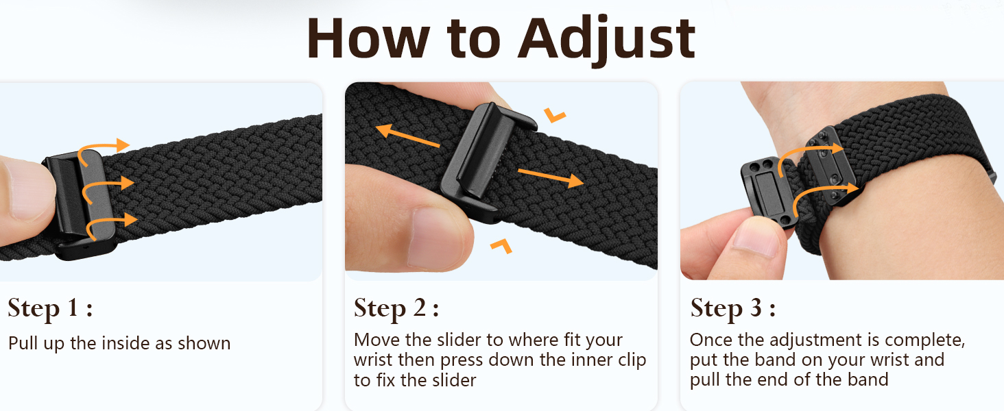DaQin Braided Nylon Watch Band for Women