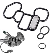 MOXRUQ 3 PCS Head Gasket Oil Filter Adapter Gasket Kit, 15825-P8A-A01 36172-P8A-A01 91319-PR3-000...