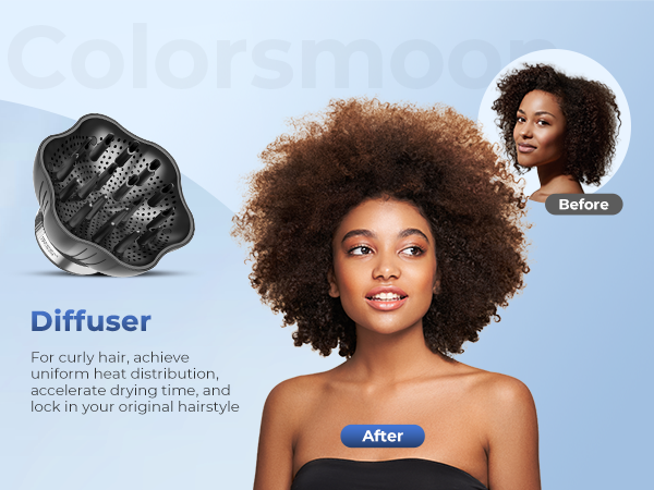 hair Dryer with diffuser for women
