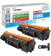 TOPRINT [NO CHIP with Tool] Compatible Toner Cartridges 138X W1380X ( 138A W1380A ) 2 Black High ...