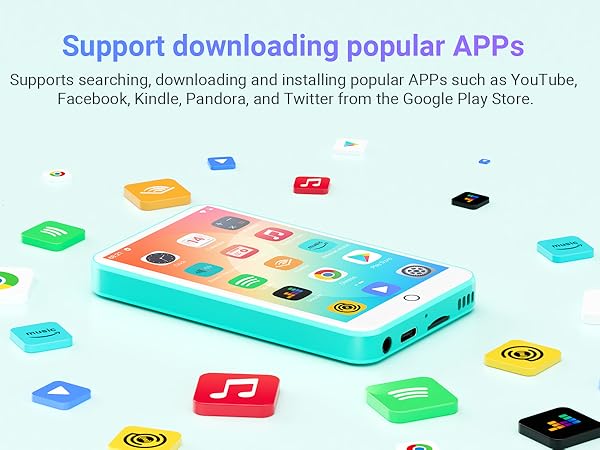 MP3 Player with Bluetooth and WiFi