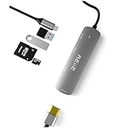 USB C Hub,REIIE 6 in 1 Docking Station with 4K@HDMI,100W PD Charging, 5Gbps USB3.0,SD and TF Port...