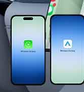 AUXITO 2 in 1 Wireless CarPlay &amp;amp; Android Auto Adapter