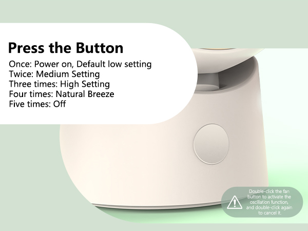 Mini Desktop Circulating Fan