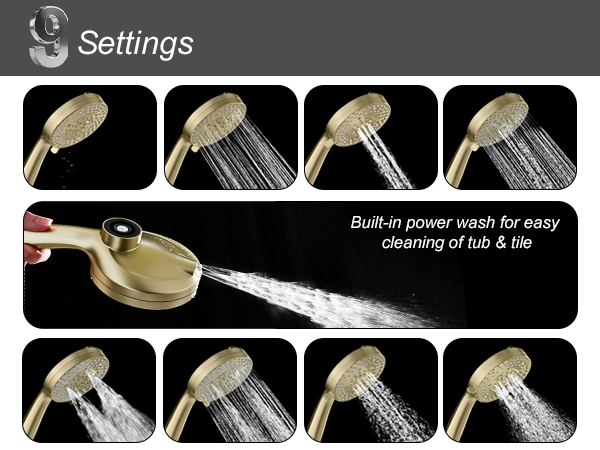 handheld shower head