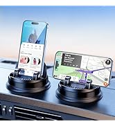 xuenair Dash Phone Holder for Car, Stable 360 Rotatable Hands Free Phone Mount for Car Dashboard,...