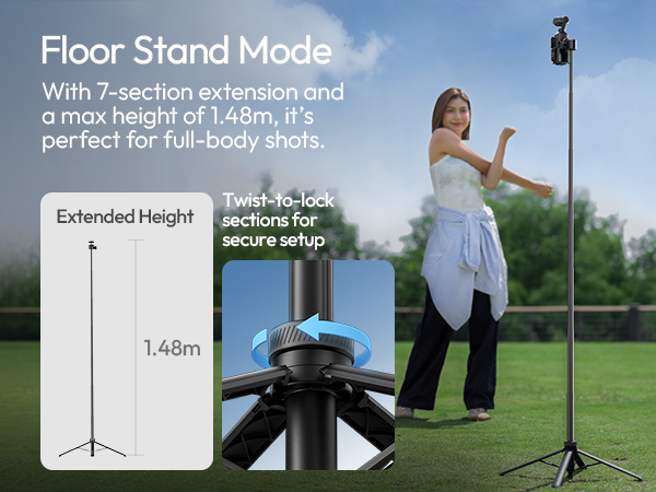 Quick Open Phone Tripod Stand