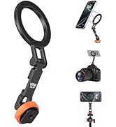 VRIG MG-28 Magnetic Phone Tripod Mount,1/4" Thread Cold Shoe 360° Rotation,for iPhone16 15 14 13 ...