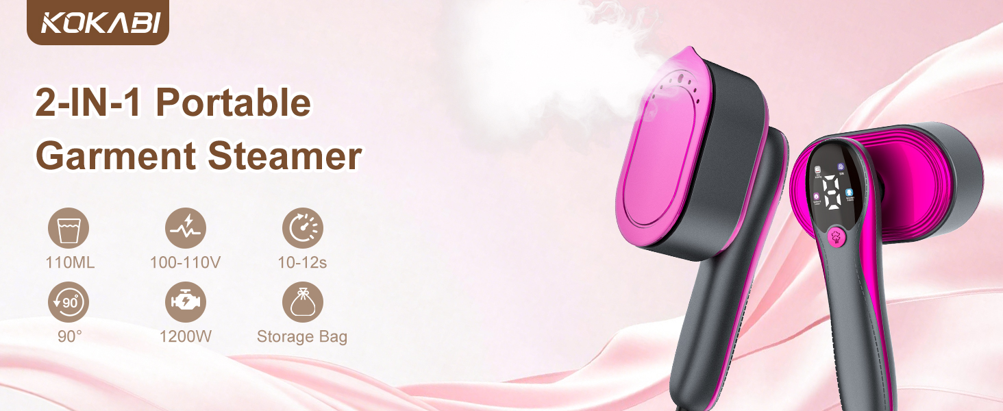 KOKABI Travel Steamer for Clothes