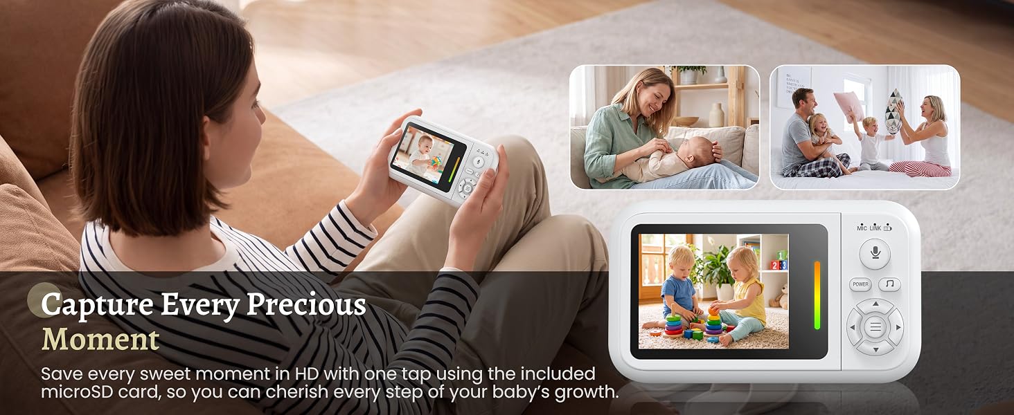 baby monitor with camera and audio