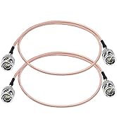 BNC Cable 75ohm TUOLNK BNC Male to BNC Male Extension Assembly Cable RG179 20inch (50cm) WiFi Ant...