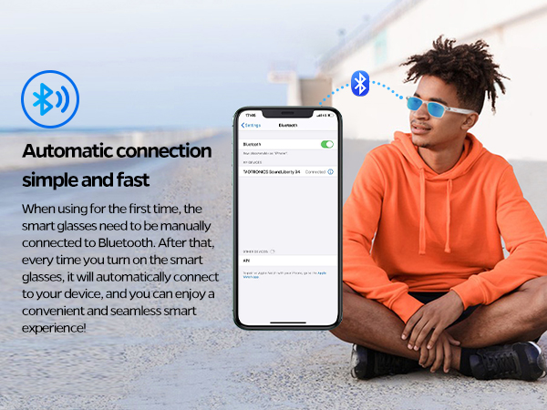 smart blutooth glasses
