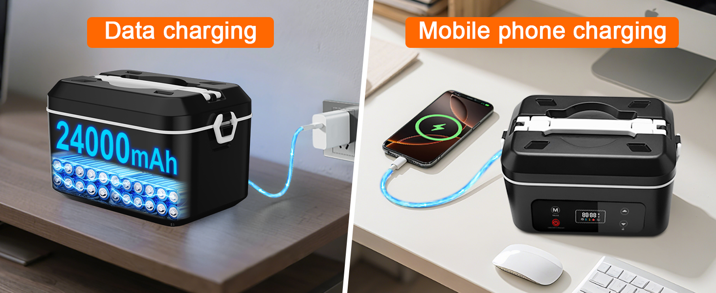 Adult Electric Lunch Box, Battery-Powered Heating Lunch BoxElectric Lunch Box, Heating Lunch Box