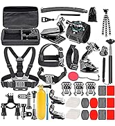 50-in-1 Action Camera Accessories Kit for GoPro Hero 10 9 Max 8 7 6 5 4 3 3+ 2 1,for DJI OSMO Act...