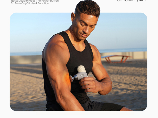 Beach to Gym Companion: Ultra-Portable Mini Massager Delivers Soothing Percussion Anywhere