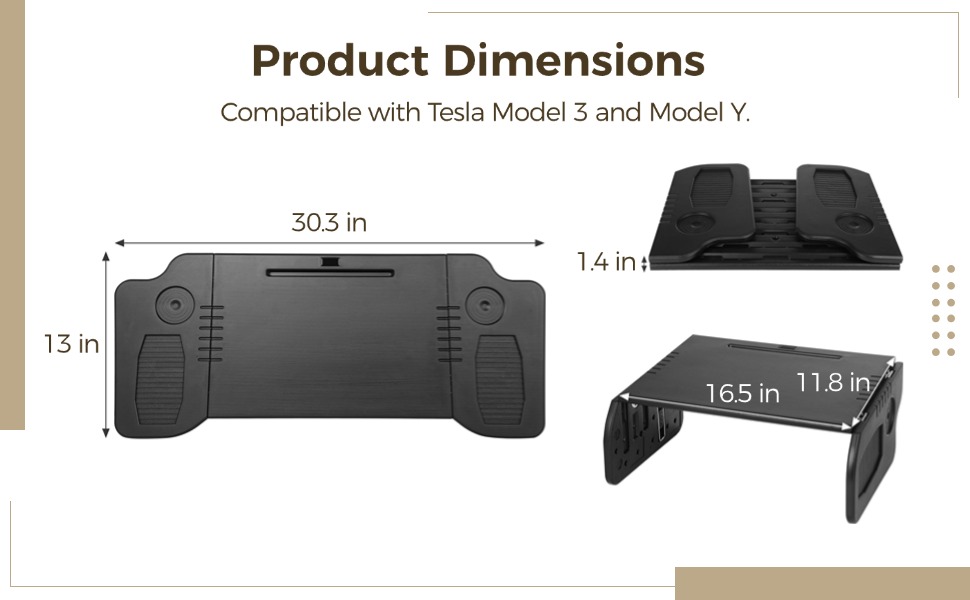 Foldable Car Laptop Desk