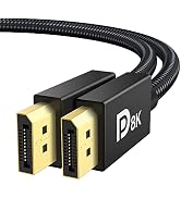 IVANKY 8K DisplayPort Cable 1.4, VESA Certified DP Cable 6.6ft (8K@60Hz, 4K@144Hz, 2K@240Hz)HBR3 ...