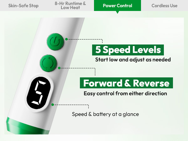 Verdora Electric Nail Drill for Thick Nail