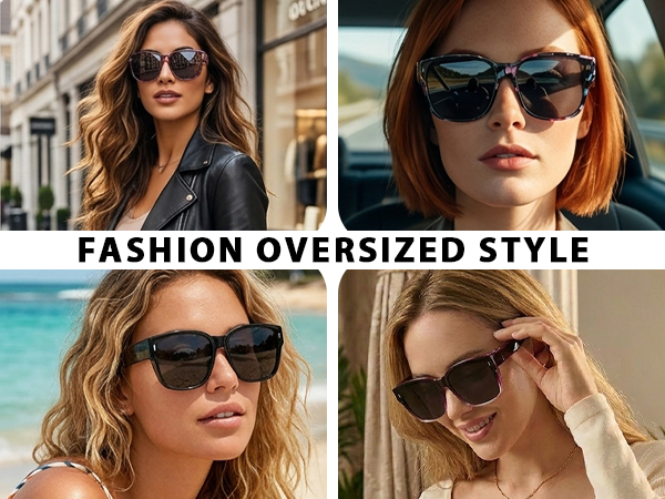 Myiaur Polarized Fit Over Glasses Sunglasses for Women UV400 Protection Reduce Glare