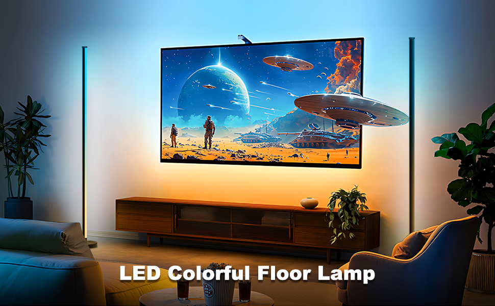 LED Colorful Floor Lamp