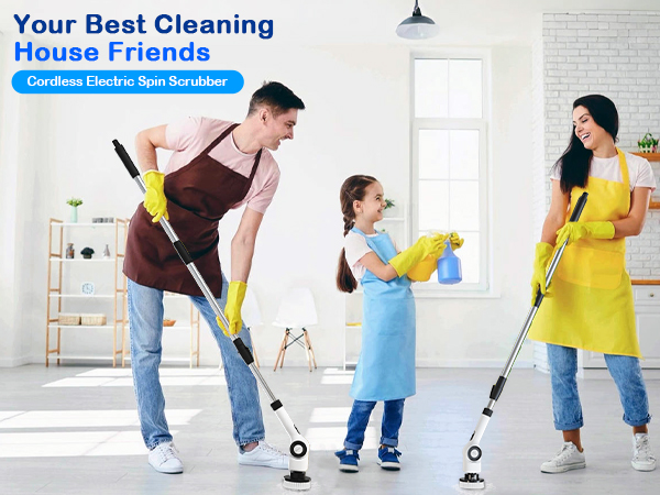 electric spin scrubber