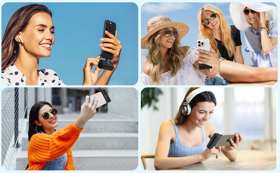 power bank usb c,samsung phone charger,small portable charger ,iphone 15 pro max charger portable