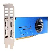 SRhonyra 4 Monitor Video Card GTX 750Ti Multi-Display 4GB GDDR5 Graphics Card Supports 4HDMI Outp...