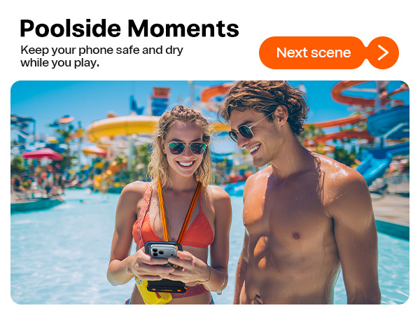 beach essential waterproof phone pouch