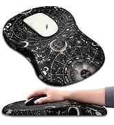 Hokafenle Ergonomic Mouse Pad Wrist Support with Massage Design, Wrist Rest Pain Relief Mousepad ...
