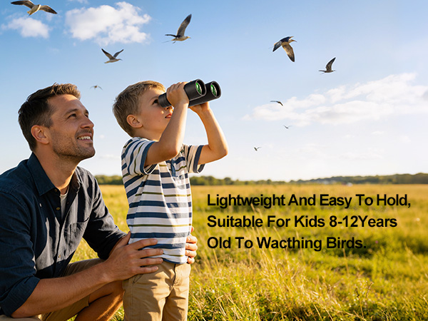 Lightweight And Easy To Hold,Suitable For Kids 8-12 Years Old To Wacthing Birds.