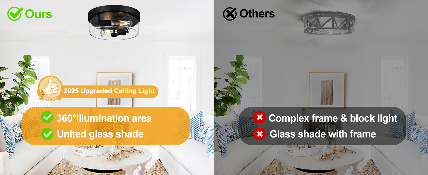 black flush mount ceiling light