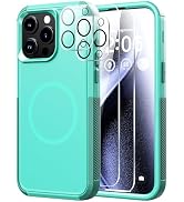 Diverbox for iPhone 15 pro max case - [Compatible with MagSafe] [with Screen Protector ] [Shockpr...