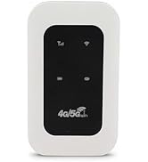 XUMIUZIY 4G LTE WiFi Mobile Hotspot, Portable Travel WiFi Router with SIM Card Slot, 300Mbps High...