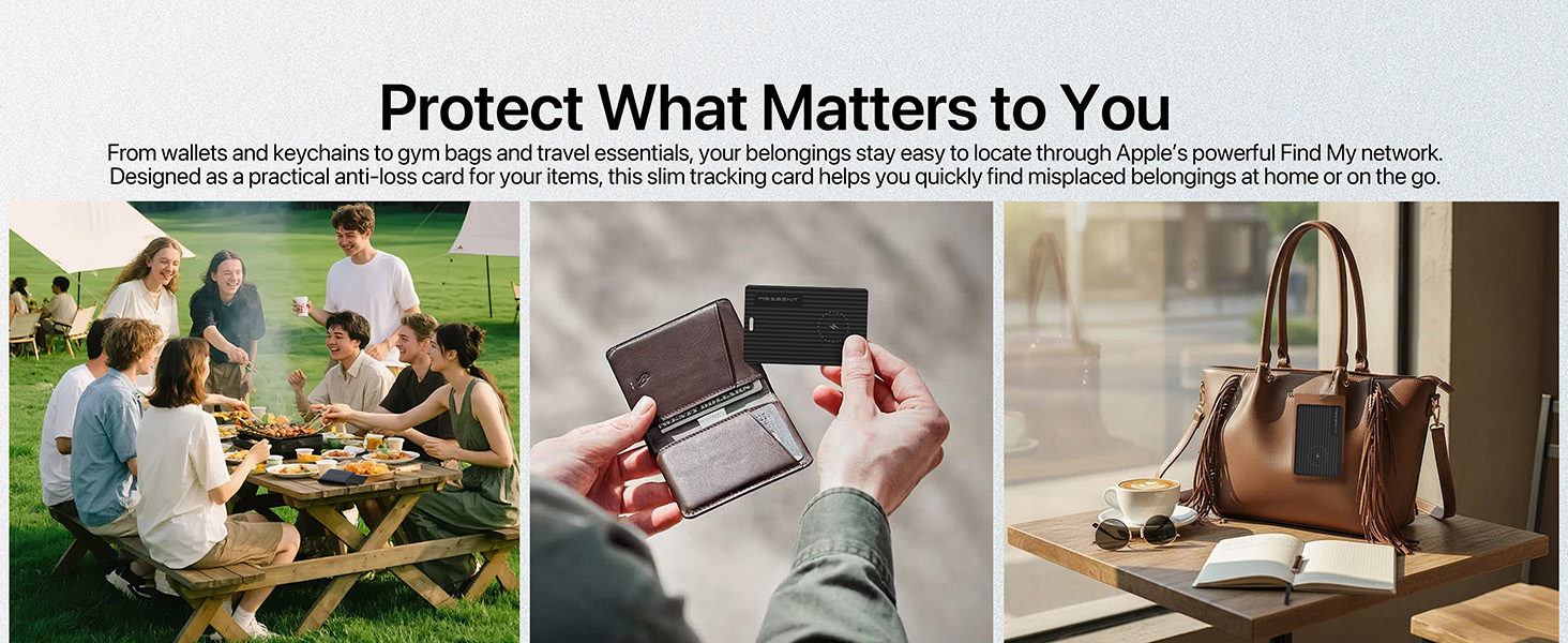 wallet tracker card for women and men