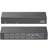WAVLINK 18-in-1 Quad Monitor USB C Docking Station with 4 HDMI, 4 Displayport, Compatible for Mac...