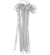 30Pcs Stainless Steel Plant Label Hooks,Easy to Insert and Move 30Pcs Silver Planter Plant Label ...