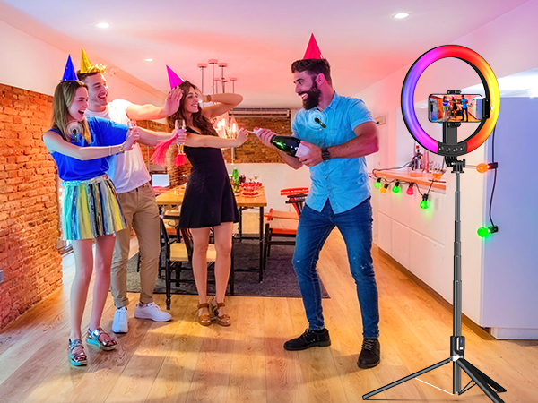 aro de luz, aro de luz profesional, aro de luz para grabar videos