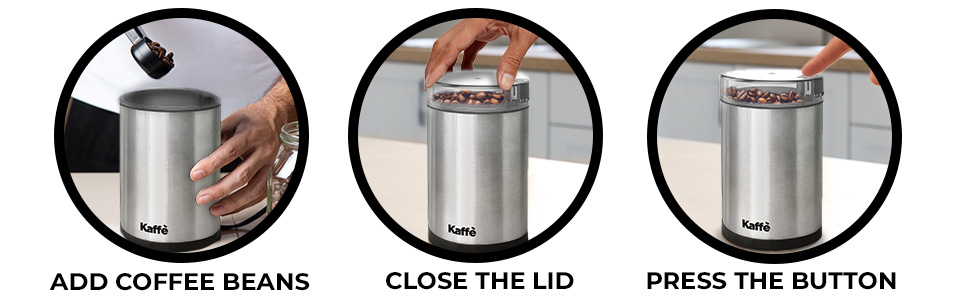 Kaffe Coffee Grinders Easy to Use